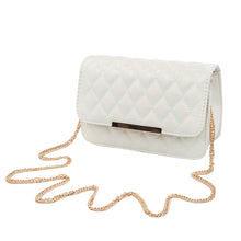 Load image into Gallery viewer, Classic Smooth Quilted Flap Clutch Handbag Crossbody Shoulder Bag - Diff Colors