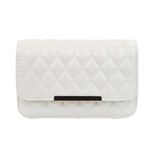 Load image into Gallery viewer, Classic Smooth Quilted Flap Clutch Handbag Crossbody Shoulder Bag - Diff Colors