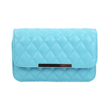 Load image into Gallery viewer, Classic Smooth Quilted Flap Clutch Handbag Crossbody Shoulder Bag - Diff Colors