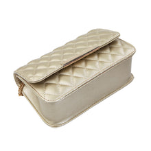 Load image into Gallery viewer, Classic Smooth Quilted Flap Clutch Handbag Crossbody Shoulder Bag - Diff Colors