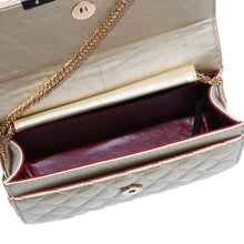 Load image into Gallery viewer, Classic Smooth Quilted Flap Clutch Handbag Crossbody Shoulder Bag - Diff Colors