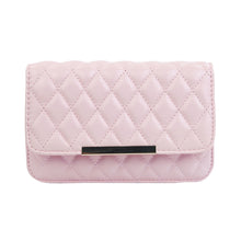Load image into Gallery viewer, Classic Smooth Quilted Flap Clutch Handbag Crossbody Shoulder Bag - Diff Colors