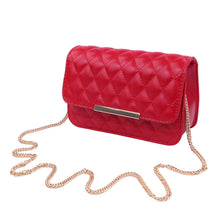 Load image into Gallery viewer, Classic Smooth Quilted Flap Clutch Handbag Crossbody Shoulder Bag - Diff Colors