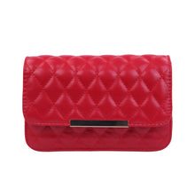 Load image into Gallery viewer, Classic Smooth Quilted Flap Clutch Handbag Crossbody Shoulder Bag - Diff Colors