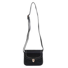 Load image into Gallery viewer, Premium Solid Color Small PU Leather Flap Clutch Crossbody Shoulder Bag
