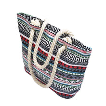 Load image into Gallery viewer, Premium Large Tribal Aztec Geometric Bohemian Canvas Tote Shoulder Bag Handbag