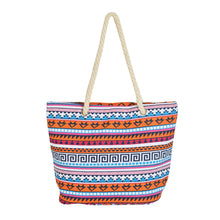 Load image into Gallery viewer, Premium Large Tribal Aztec Geometric Bohemian Canvas Tote Shoulder Bag Handbag