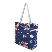 Load image into Gallery viewer, Vintage Style Union Jack UK British Flag Print Canvas Tote Shoulder Bag Handbag