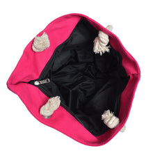 Load image into Gallery viewer, Premium Large Striped 2 Tone Canvas Tote Shoulder Bag Handbag - Diff Colors