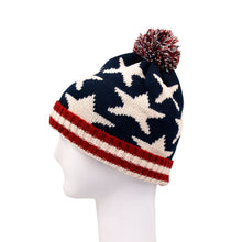 Load image into Gallery viewer, Premium Unisex Warm Knit USA American Flag Style Beanie Hat