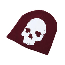 Load image into Gallery viewer, Premium Cotton Blend Glow in the Dark Skull Beanie Cap Hat
