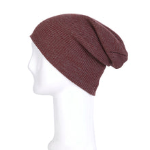 Load image into Gallery viewer, Premium Unisex Long Slouchy Fine Heather Ribbed Knit Beanie Hat Cap
