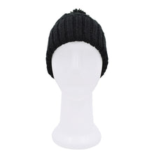 Load image into Gallery viewer, Premium Thermal Dual Layer Diamond Knit Winter Beanie Hat w- Pom Pom