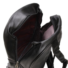 Load image into Gallery viewer, Premium Full US American Flag Studded PU Leather Backpack School Shoulder Bag