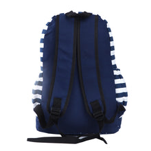 Load image into Gallery viewer, Premium Union Jack UK Flag Polka Dot Canvas Backpack School Shoulder Bag