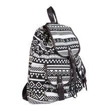 Load image into Gallery viewer, Lightweight Bohemian Tribal Aztec Canvas Backpack School Travel Shoulder Bag