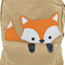 Load image into Gallery viewer, Premium Adorable Peeking Baby Fox Canvas Backpack School Shoulder Bag