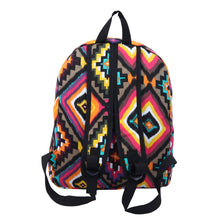 Load image into Gallery viewer, Multi Color Bohemian Tribal Aztec Canvas Backpack School Travel Shoulder Bag - Diff Colors