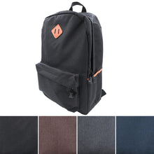 Load image into Gallery viewer, Classic Solid Color Canvas Backpack Student School Travel Shoulder Bag