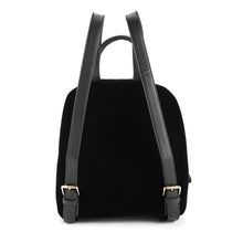 Load image into Gallery viewer, Premium Black Velvet Casual Travel Backpack Shoulder Bag