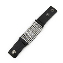 Load image into Gallery viewer, Premium Rhinestones PU Leather Bracelet