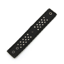 Load image into Gallery viewer, Premium Fleur De Lis Diamond Studded PU Leather Bracelet