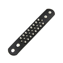Load image into Gallery viewer, Premium Spike Studded PU Leather Bracelet