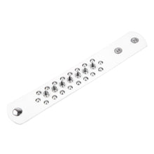 Load image into Gallery viewer, Premium Black Spike Studded PU Leather Bracelet