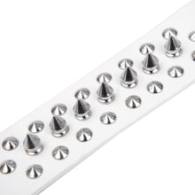 Load image into Gallery viewer, Premium Black Spike Studded PU Leather Bracelet