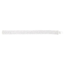Load image into Gallery viewer, Premium Silver Tone Clear Rhinestone Crystal Fashion Tennis Bracelet