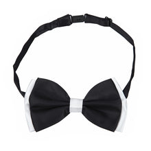 Load image into Gallery viewer, Premium Men's 2-Tone Adjustable Tuxedo Neck Bowtie Bow Tie