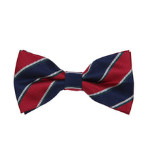 Load image into Gallery viewer, Premium Men's Striped Adjustable Tuxedo Neck Bowtie Bow Tie