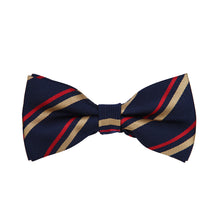 Load image into Gallery viewer, Premium Men's Striped Adjustable Tuxedo Neck Bowtie Bow Tie