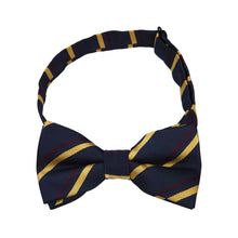 Load image into Gallery viewer, Premium Men's Striped Adjustable Tuxedo Neck Bowtie Bow Tie
