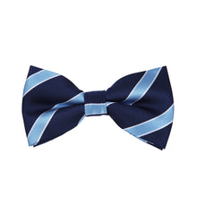 Load image into Gallery viewer, Premium Men's Striped Adjustable Tuxedo Neck Bowtie Bow Tie