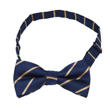 Load image into Gallery viewer, Premium Men's Striped Adjustable Tuxedo Neck Bowtie Bow Tie