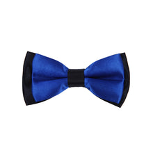 Load image into Gallery viewer, Kids Small 2-Tone Adjustable Tuxedo Neck Bowtie Bow Tie