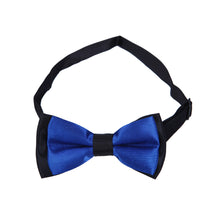 Load image into Gallery viewer, Kids Small 2-Tone Adjustable Tuxedo Neck Bowtie Bow Tie