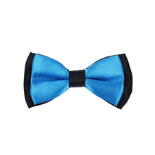 Load image into Gallery viewer, Kids Small 2-Tone Adjustable Tuxedo Neck Bowtie Bow Tie