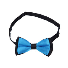 Load image into Gallery viewer, Kids Small 2-Tone Adjustable Tuxedo Neck Bowtie Bow Tie
