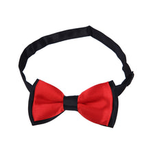 Load image into Gallery viewer, Kids Small 2-Tone Adjustable Tuxedo Neck Bowtie Bow Tie