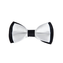 Load image into Gallery viewer, Kids Small 2-Tone Adjustable Tuxedo Neck Bowtie Bow Tie
