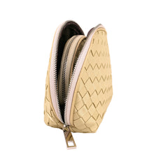 Load image into Gallery viewer, Premium Interlace Braided Wristlet Cosmetic Makeup Bag Set of 2 - Diff Colors