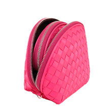 Load image into Gallery viewer, Premium Interlace Braided Wristlet Cosmetic Makeup Bag Set of 2 - Diff Colors