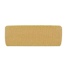 Load image into Gallery viewer, Elegant 2-Way Metallic Glitter Pleated Crystal Clutch Evening Bag