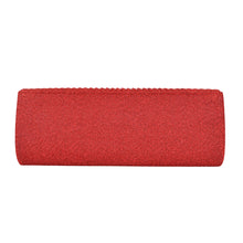 Load image into Gallery viewer, Elegant 2-Way Metallic Glitter Pleated Crystal Clutch Evening Bag
