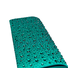 Load image into Gallery viewer, Elegant Satin Flap Crystal Clutch Evening Bag