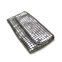 Load image into Gallery viewer, Chic Lightweight Metal Mesh Flap Clutch Evening Bag