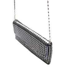 Load image into Gallery viewer, Chic Lightweight Metal Mesh Flap Clutch Evening Bag