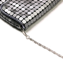 Load image into Gallery viewer, Chic Lightweight Metal Mesh Flap Clutch Evening Bag